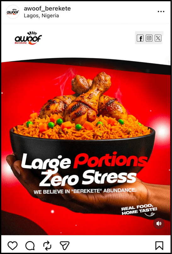 Awoof Berekete Instagram post 1